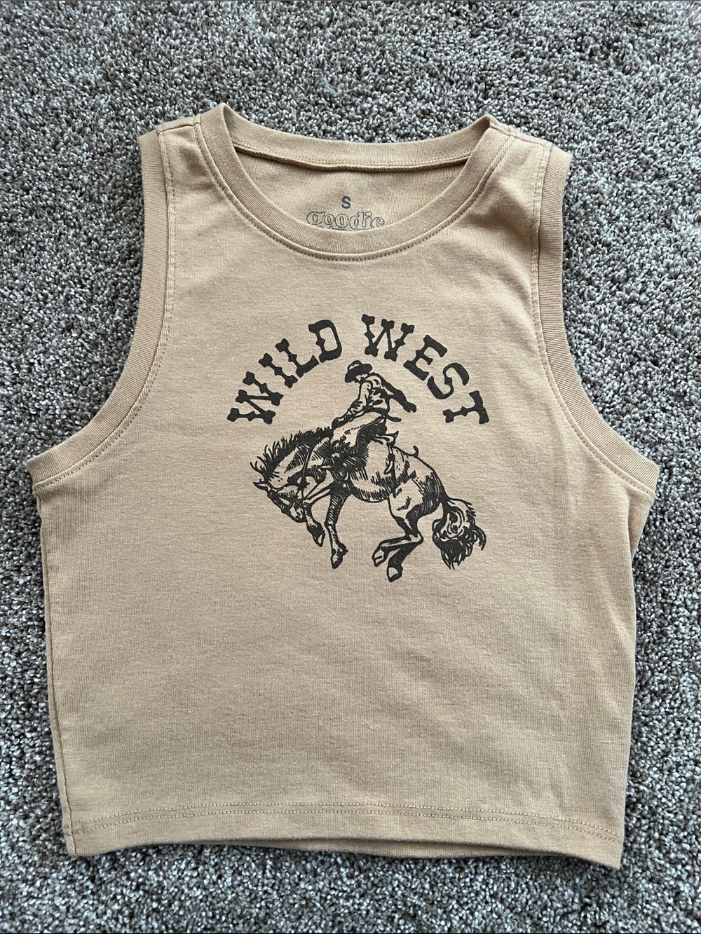goodie two sleeves cropped tank